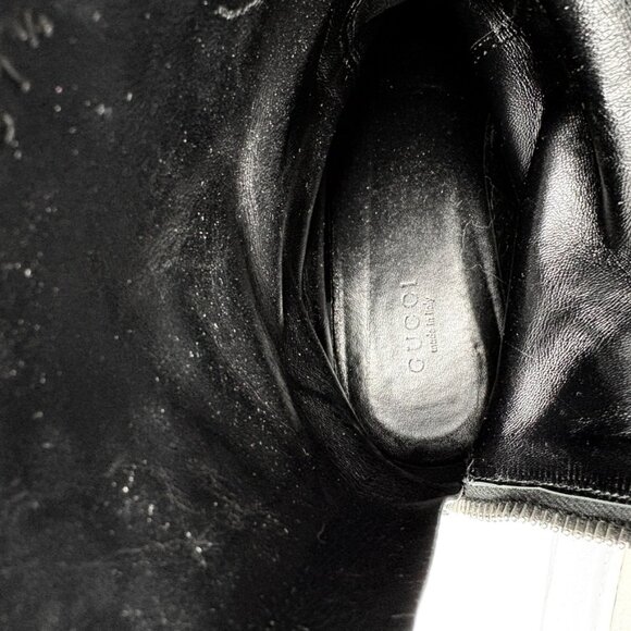 Gucci Microguccissima Leather Ankle Boots Black Size 37.5 / 7.5 - Picture 13 of 13